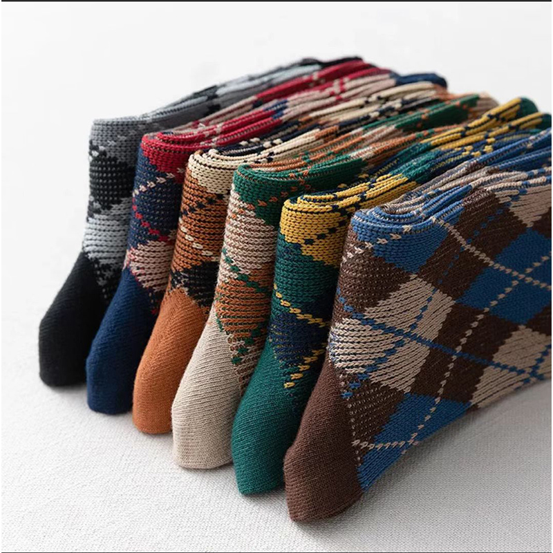Wholesale high quality fashion custom logo luxury winter unisex wool dress socks.jpg